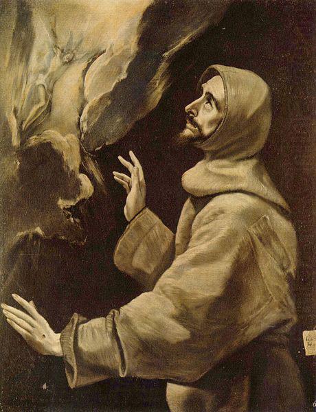 Stigmatisation des Hl. Franziskus, El Greco